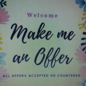 All reasonable offers accepted or countered